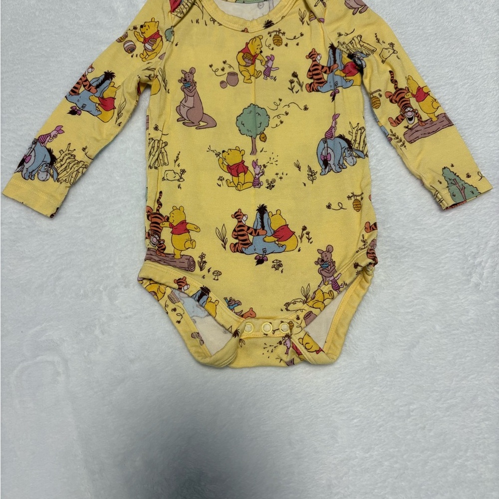 Little Sleepies Disney Pooh Bodysuit 0-3M Play Collection VGUC